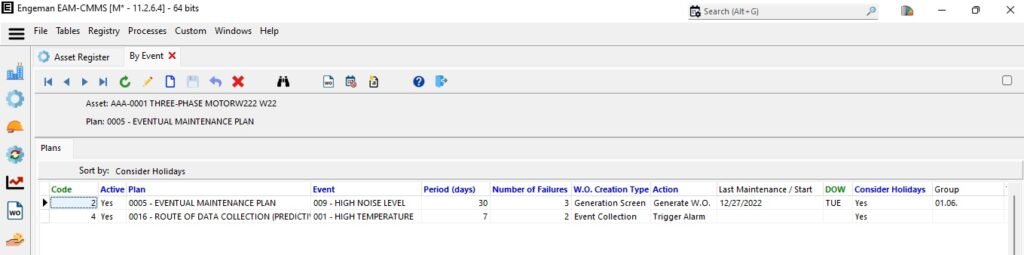 event scheduling 1024x255 - Maintenance Scheduling at Engeman®: 5th – By Event – Condition-Based Maintenance (CBM)