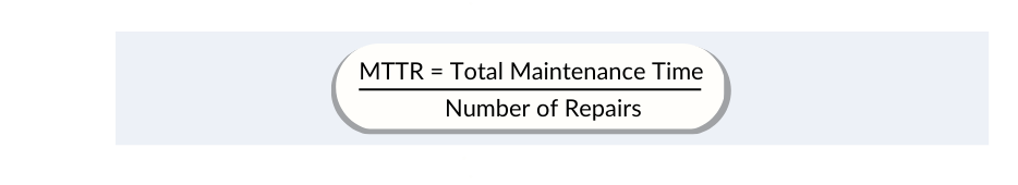 formula mttr - Equipment criticality analysis: what is in maintenance?